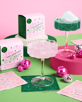 xo, Fetti sparkling-drink decoration elevates visuals at gatherings