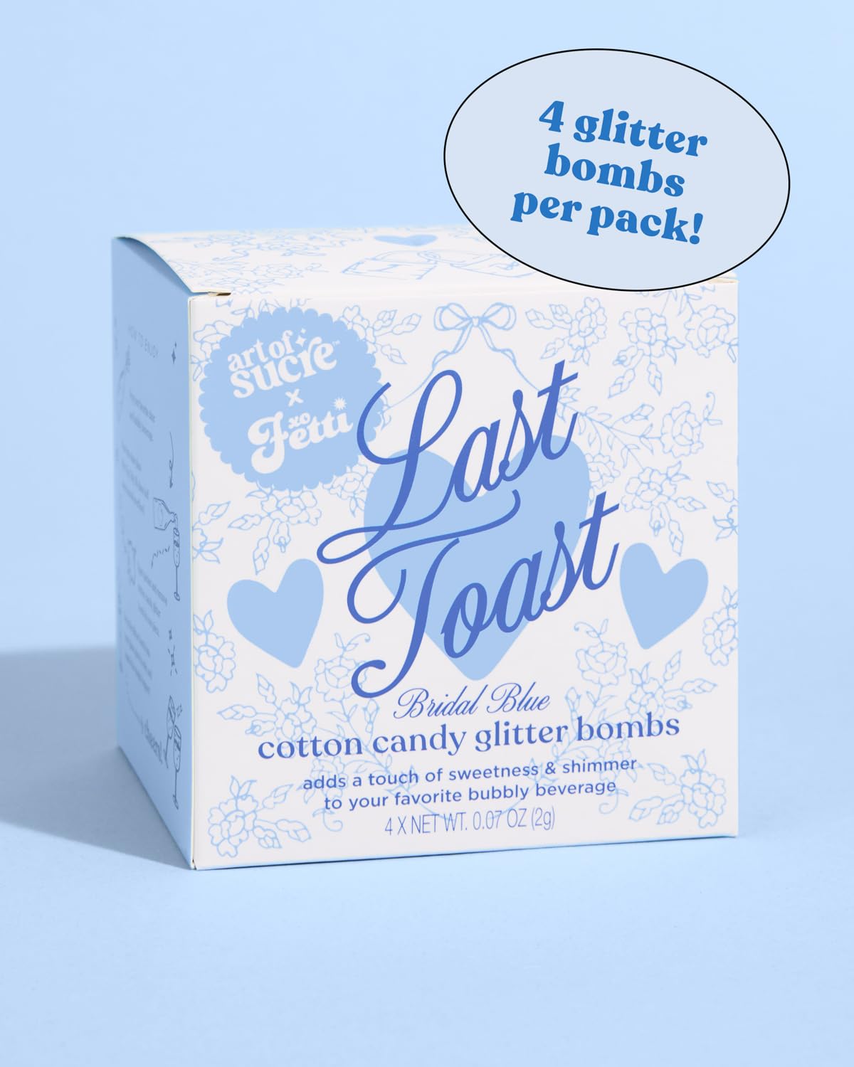 xo Fetti bachelorette party favors with glitter bombs brightening the celebration