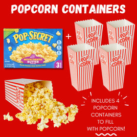 XOXO Parents snack assortment provides a ready-to-serve movie night setup