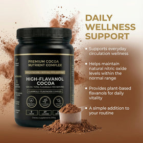 XPDGVS Cocoa Powder dissolving smoothly in warm milk for a rich, clean flavor.