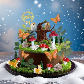 XXYLEIGO squirrel cake topper brings playful forest energy.