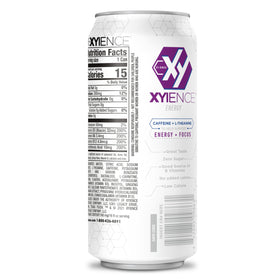 XYIENCE Blueberry Pomegranate morning ritual suggests steady energy for tasks.