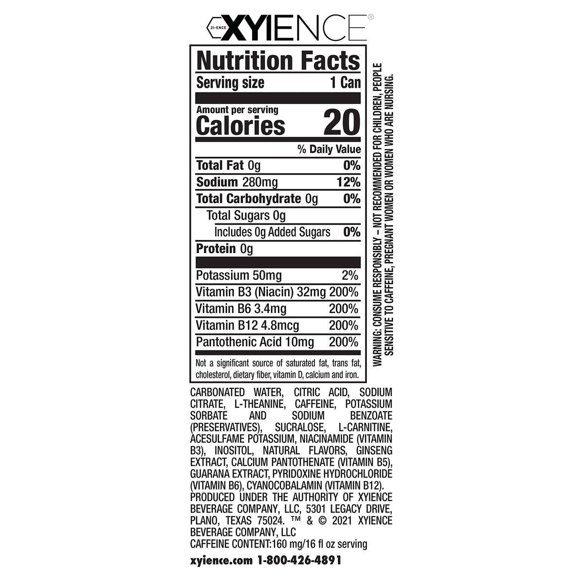 Xyience Mango Guava energy boost during workout or study.