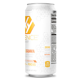 Xyience Mango Guava low calorie information on pack.
