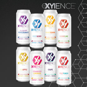 Xyience Mango Guava served over ice highlighting tropical flavor.