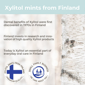 Xylify Happy Teeth Mints relieve dry mouth with minty freshness