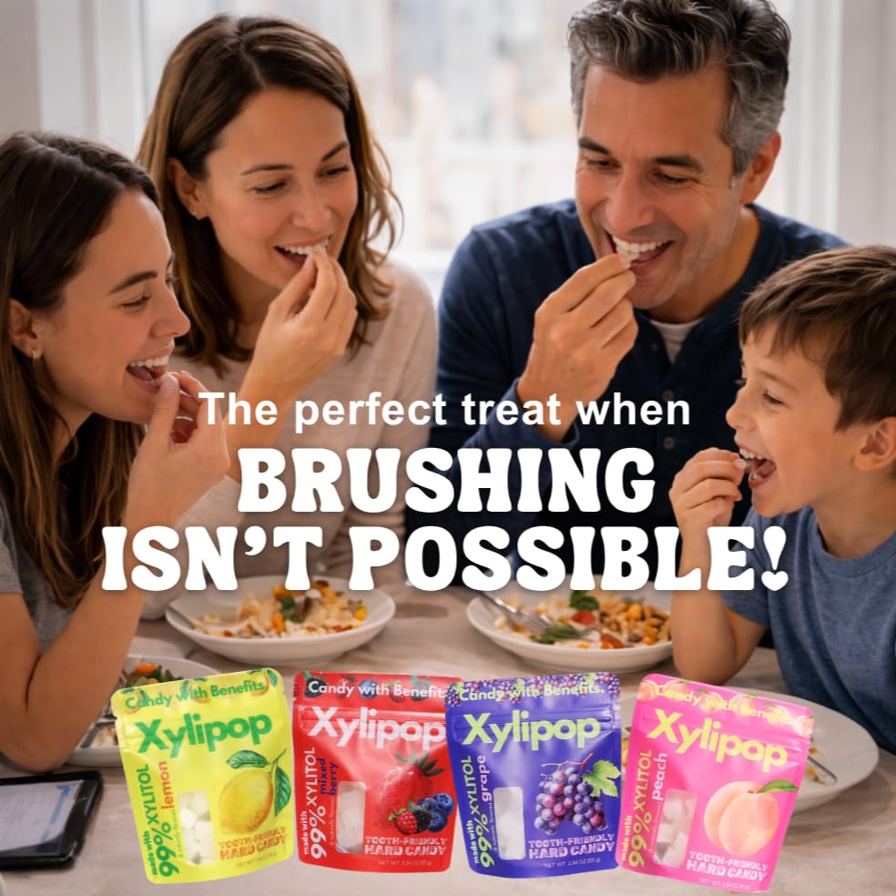 Xylipop resealable pouch demonstrates freshness and easy sharing on the go