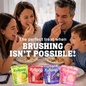 Xylipop resealable pouch demonstrates freshness and easy sharing on the go