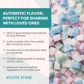 Xylitol Stone gluten-free non-GMO label indicating allergy-conscious choice