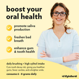 275-count Xyloburst bag emphasizes vegan, gluten-free mints