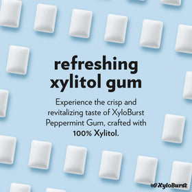 Xyloburst gum piece reveals more than 1 g xylitol per piece.