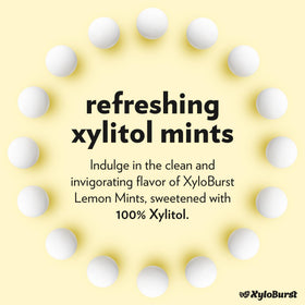 Close-up of Xyloburst Lemon Mints highlighting texture and aroma