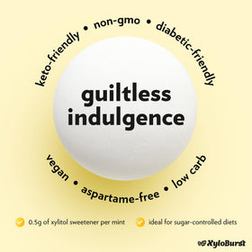 Xyloburst mints with natural flavors ready for on-the-go use