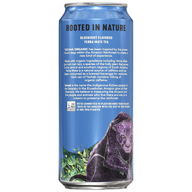 Closeup of Yachak Berry Blue can emphasizes refreshing berry aroma and flavor.