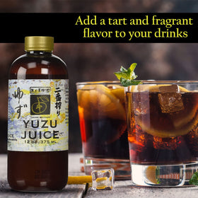 Yakami Orchard Yuzu juice pack of 2 bottles ready for kitchen use