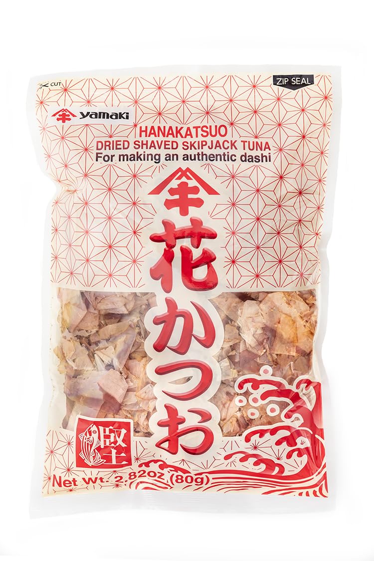 Yamaki Hana-Katsuo bonito flakes pack adds deep miso soup umami and aroma.