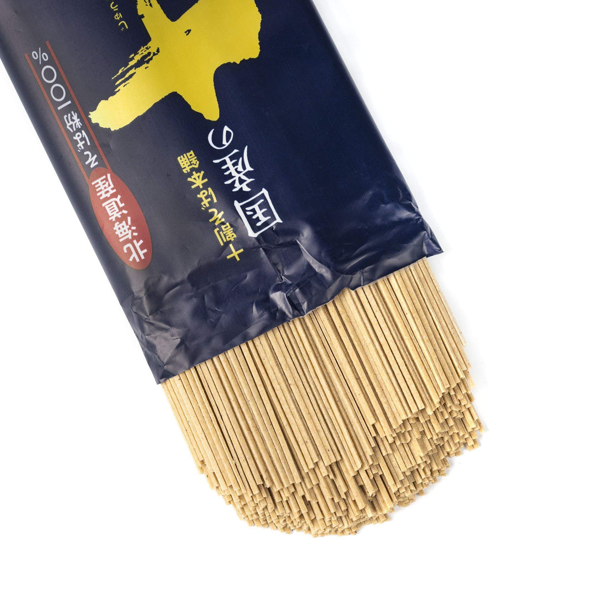 Yamamoto Kajino juwari soba raw noodles bundle ready for boiling.