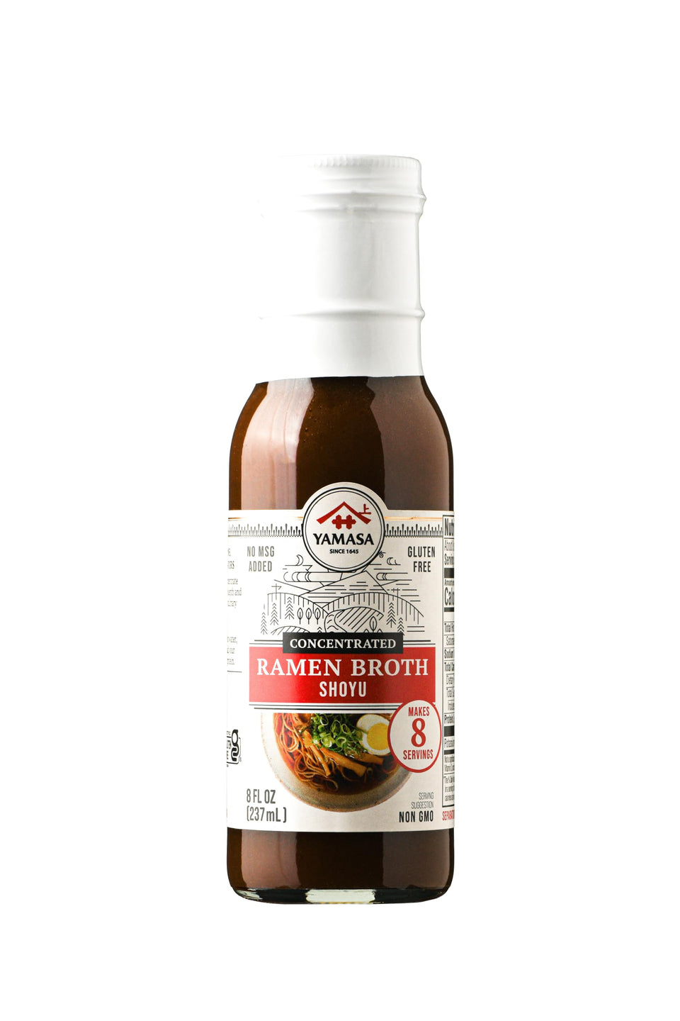 Yamasa Shoyu Ramen Broth bottle ready for rich home ramen bowls.