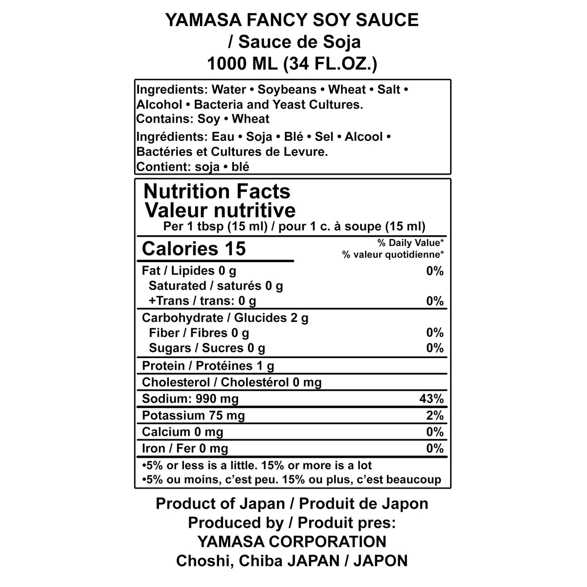 Yamasa spicy soy sauce dish ready for dipping and savoring