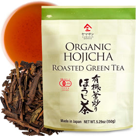 YAMASAN KYOTO UJI Hojicha tea bag for quick, low-caffeine enjoyment.