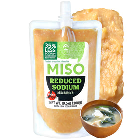 YAMASAN KYOTO UJI reduced-sodium miso bottle pour adds bold umami with less salt.