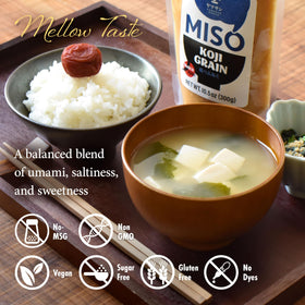 Traditional koji and amazake method used for YAMASAN KYOTO UJI miso