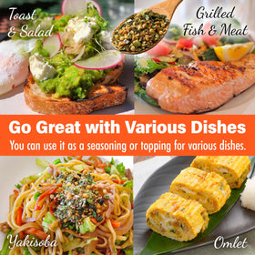 YAMASAN KYOTO UJI Natto Furikake on toast adds a quick savory note