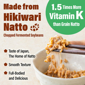 Non-GMO soybeans used to create freeze-dried natto powder
