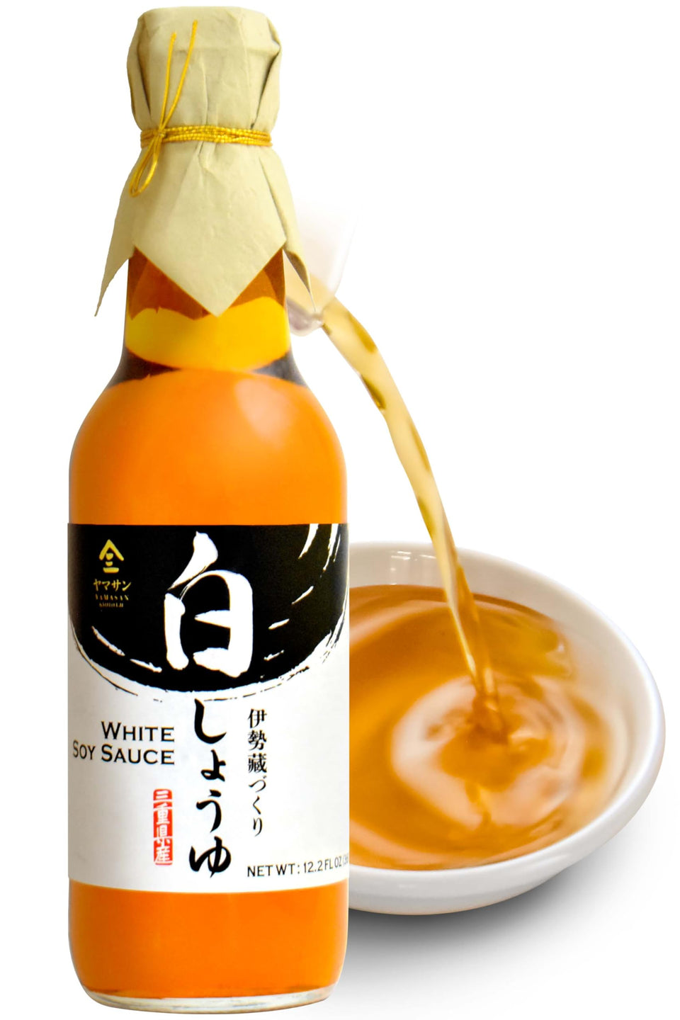 YAMASAN KYOTO UJI shiro shoyu pour enhances subtle flavors for refined dishes.