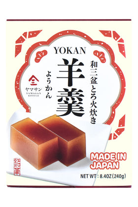 YAMASAN KYOTO UJI yokan jar with glossy jelly texture and wasanbon sweetness