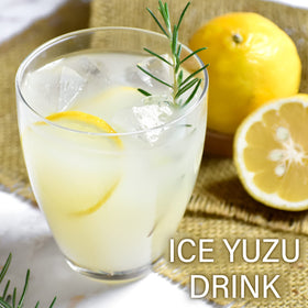 YAMASAN KYOTO UJI Yuzu powder jar with spoon for easy measurement.