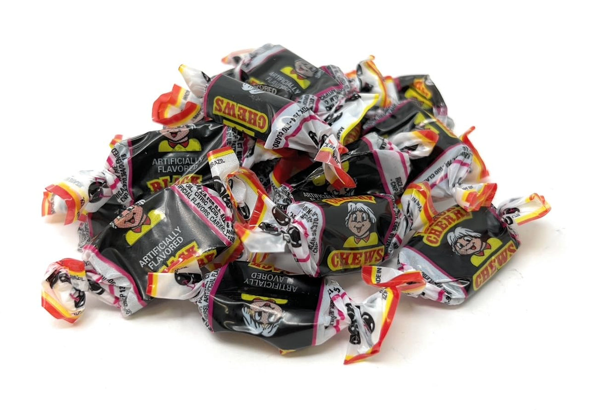 YANKEETRADERS bold black cherry flavor chews with melt-in-mouth texture