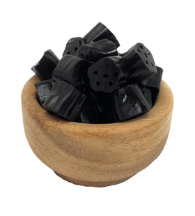 YANKEETRADERS Black Licorice Bites, 40 oz bulk bag, great for sharing treats.
