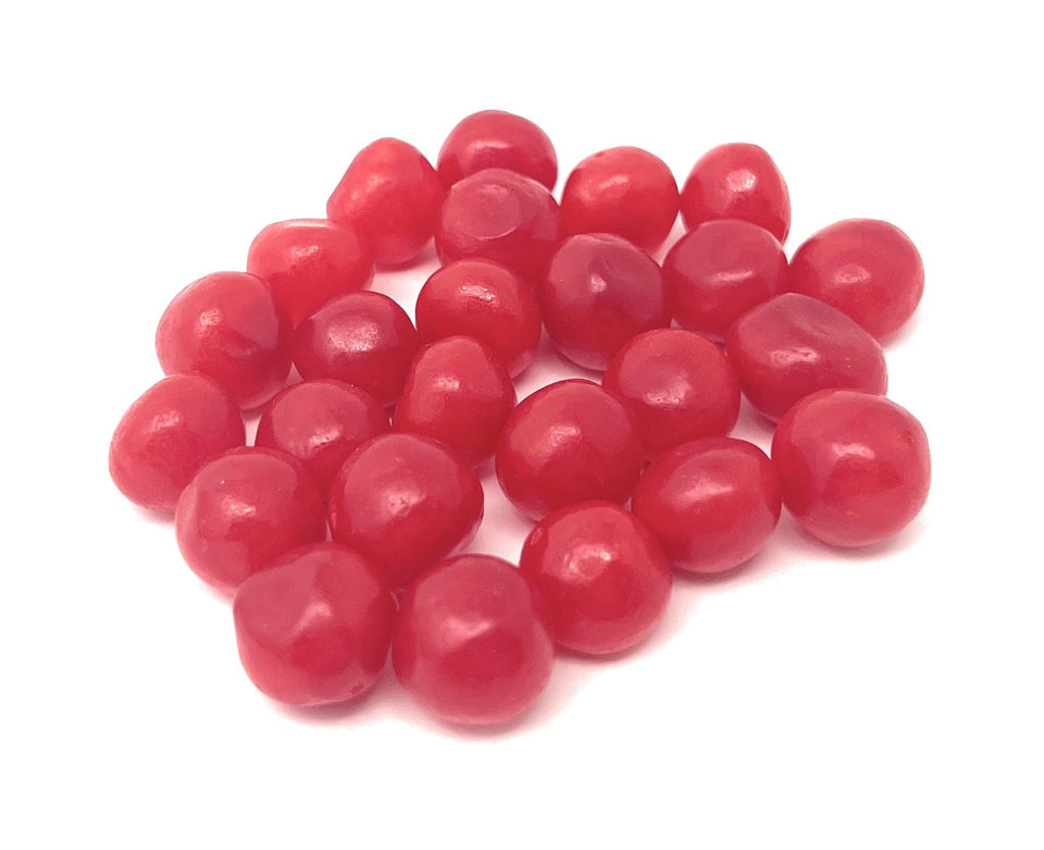 YANKEETRADERS Cherry Chewy Sour Balls bulk group, ideal for sharing.