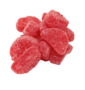 YANKEETRADERS Cherry Slices sugar-dusted gummies, perfect for party snacking.