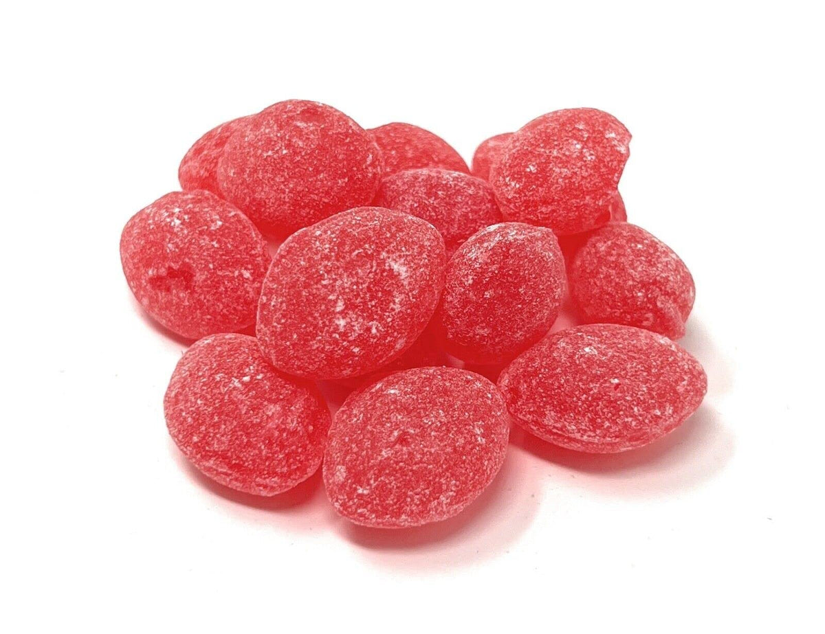 YANKEETRADERS Cinnamon Sanded Hard Candy Drops showcase bold cinnamon flavor, ideal for snacking or sharing.