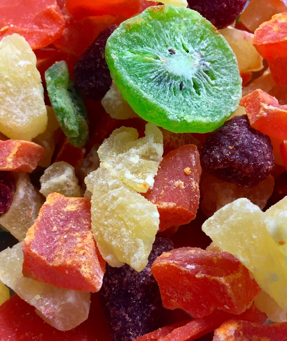 YANKEETRADERS Island Dried Fruit Blend bag with 2 lb size for snacking.