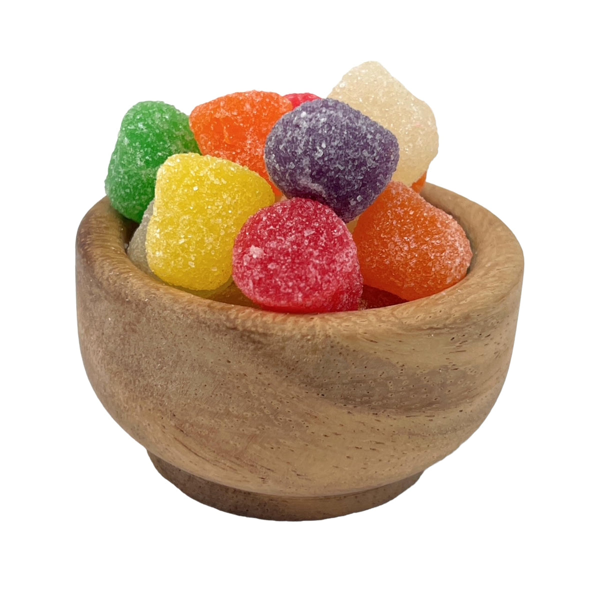 YankeeTraders spice gumdrops served in a candy dish add color to celebrations.