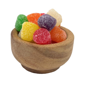YankeeTraders spice gumdrops served in a candy dish add color to celebrations.