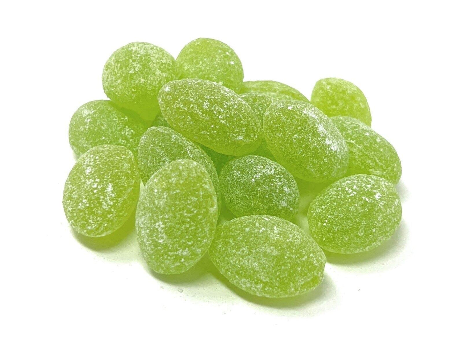 YANKEETRADERS Green Apple Sanded Candy Drops in bulk, ideal for snacking and sharing