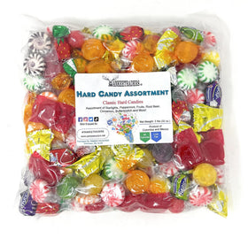 Yankee Traders hard candy assortment in a 2 lb bag, ideal for on-the-go snacking.