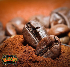 Yaucono Cafe Rico ground coffee bag with bold aroma for espresso or drip.