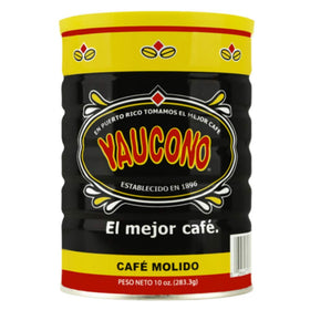 Yaucono ground coffee can with Arabica beans and medium roast