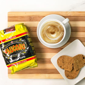 Hand-picked Yaucono beans highlighted for consistent flavor.