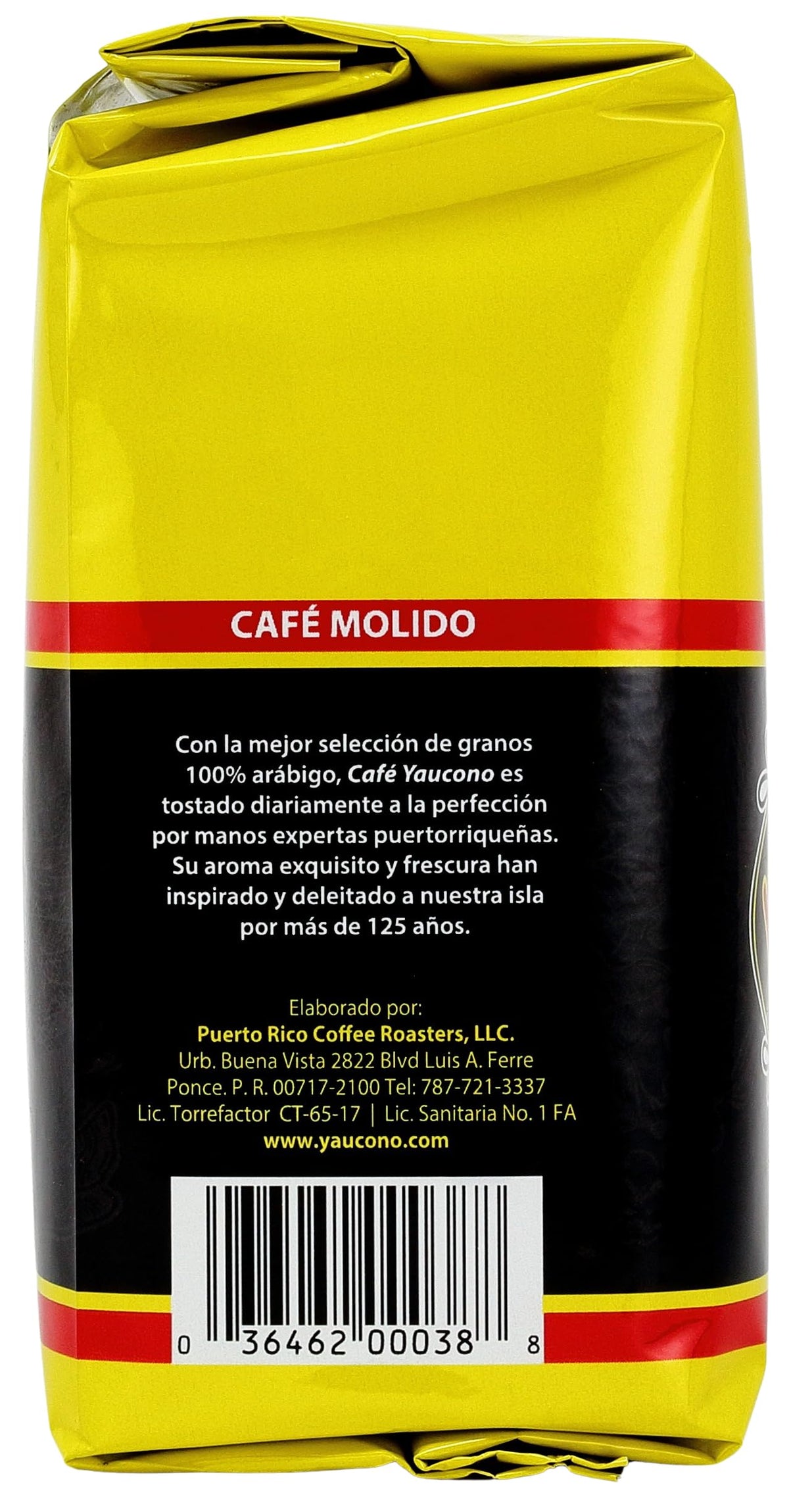 Yaucono toasted beans macro show warm roasting tones.