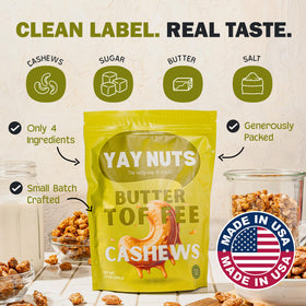 Ingredient label highlights real ingredients with no artificial flavors.