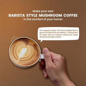 YEGE product label detail emphasizes premium mushroom blend