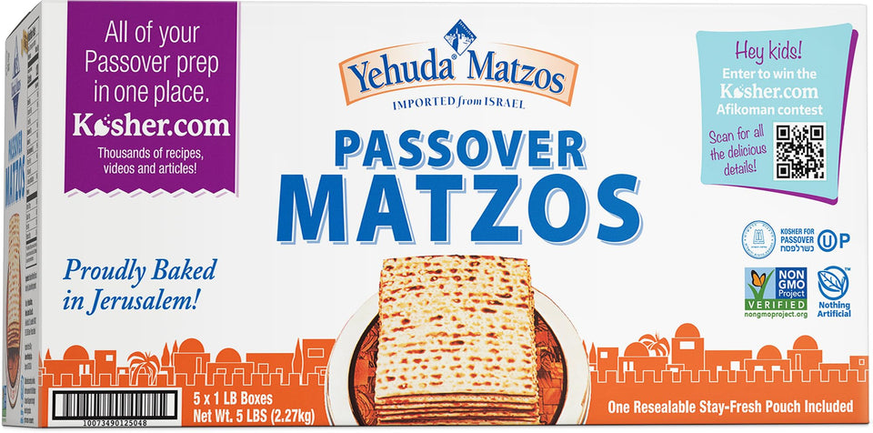Yehuda Freshly Baked Matzo 1 lb pack delivers a super crisp bite for dipping and pairing.