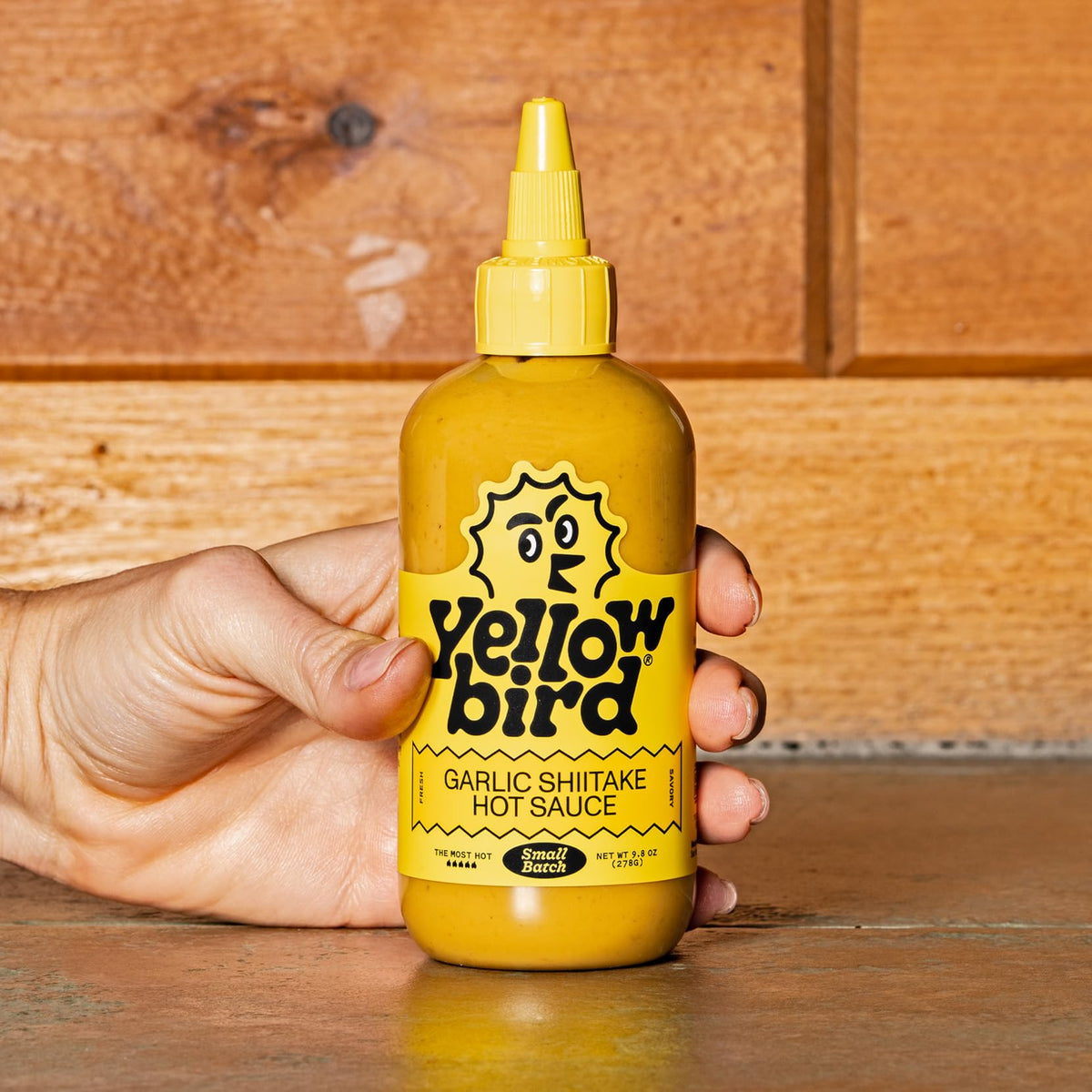 Yellowbird Small Batch Texas-made bottle adds authentic flavor.