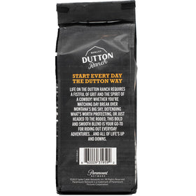 Yellowstone Caramel Oatmeal ground coffee close-up with rich aroma.